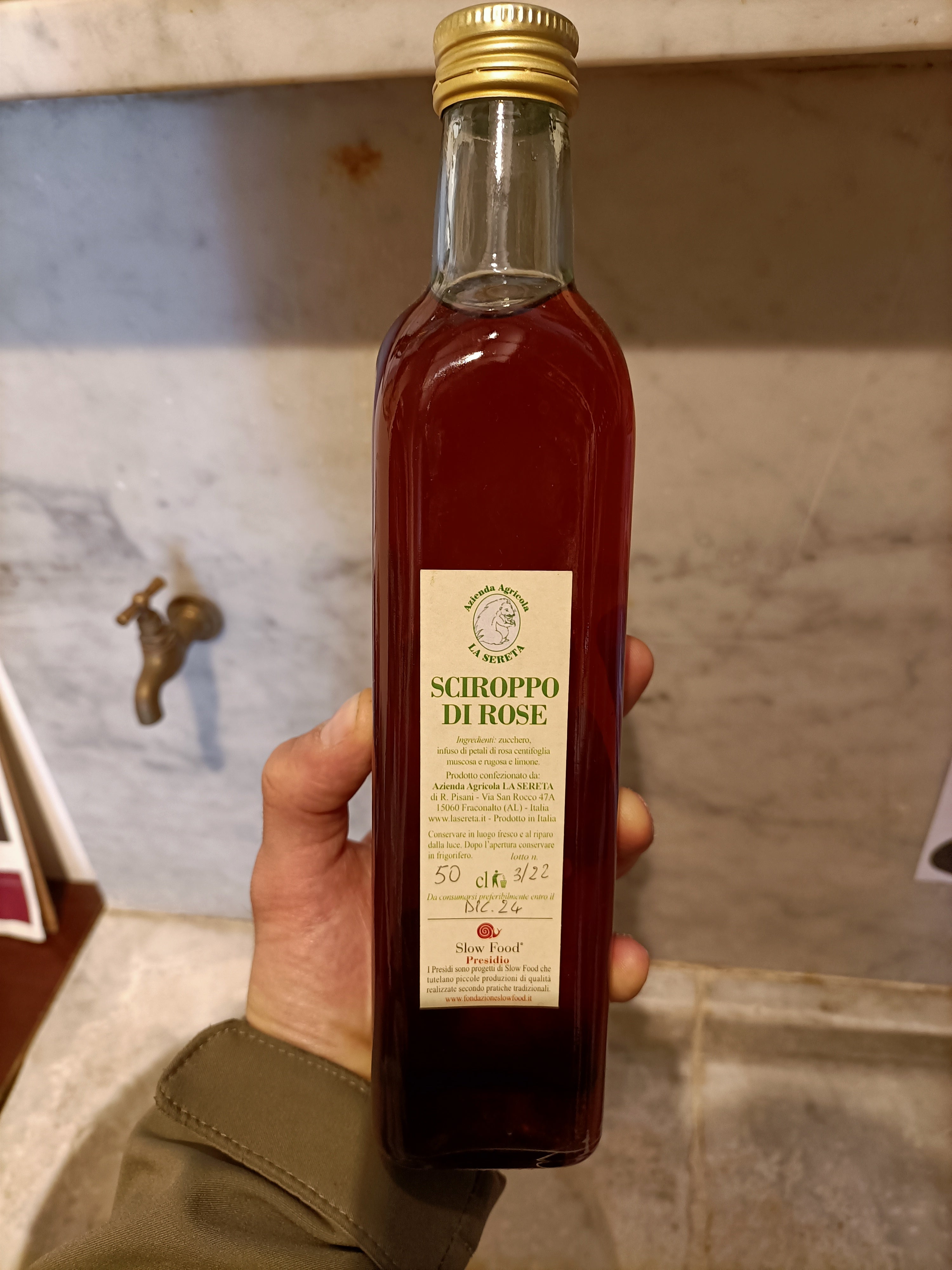 Sciroppo di rose 0.5 lt - La Sereta